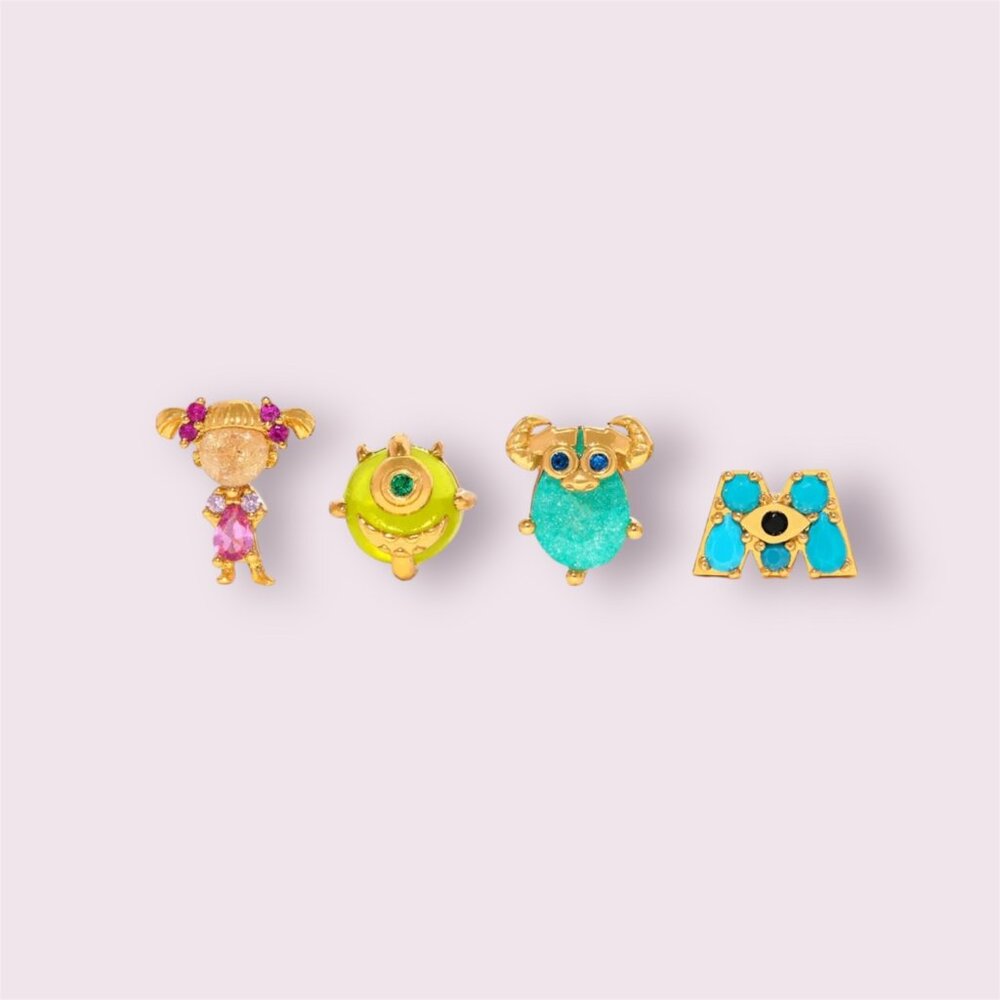 Disney Pixar Inspired Earrings- Monsters Inc.